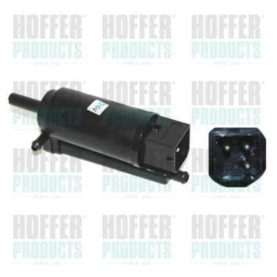 Pompa de apa,spalare parbriz WG1902576 WILMINK GROUP