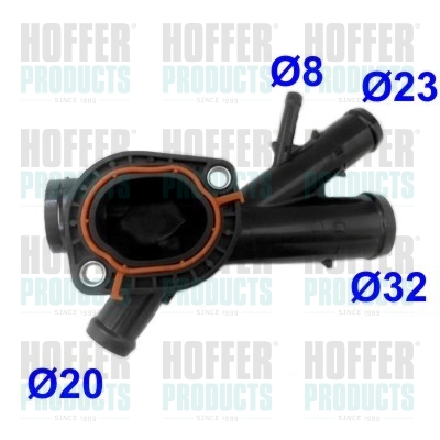 Flansa lichid racire WG2263370 WILMINK GROUP