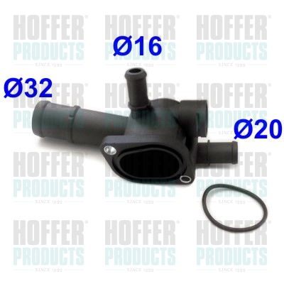 Flansa lichid racire WG2263380 WILMINK GROUP