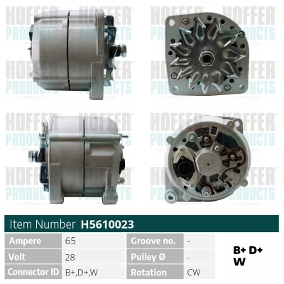Generator / Alternator WG2263721 WILMINK GROUP
