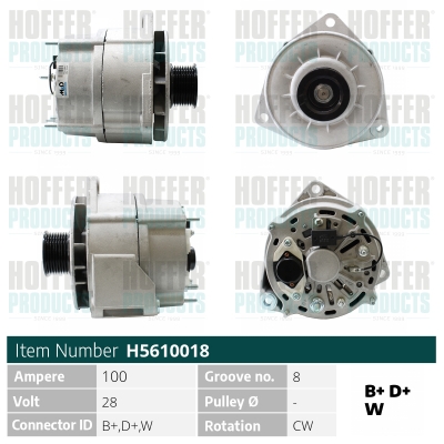 Generator / Alternator WG2263719 WILMINK GROUP