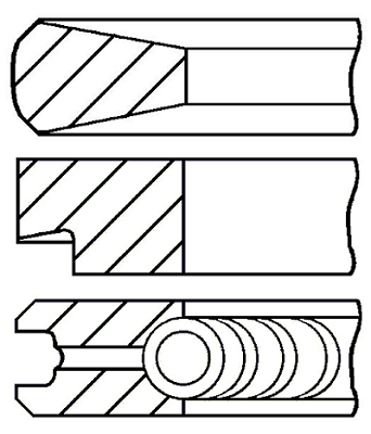 Set segmenti piston WG1186624 WILMINK GROUP