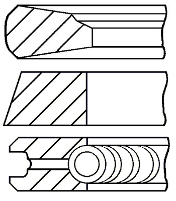 Set segmenti piston WG1096213 WILMINK GROUP