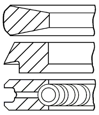 Set segmenti piston WG1186734 WILMINK GROUP