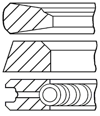 Set segmenti piston WG1186746 WILMINK GROUP