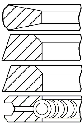 Set segmenti piston WG1186791 WILMINK GROUP