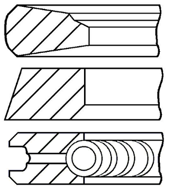 Set segmenti piston WG1186820 WILMINK GROUP