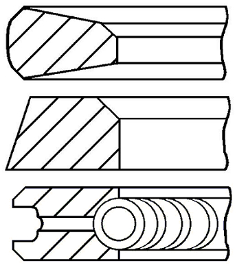 Set segmenti piston WG1096264 WILMINK GROUP