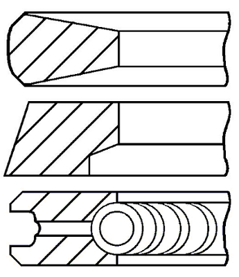 Set segmenti piston WG1186867 WILMINK GROUP