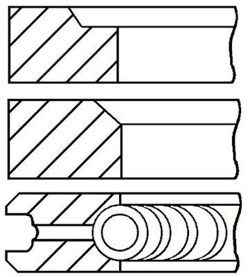 Set segmenti piston WG1096548 WILMINK GROUP