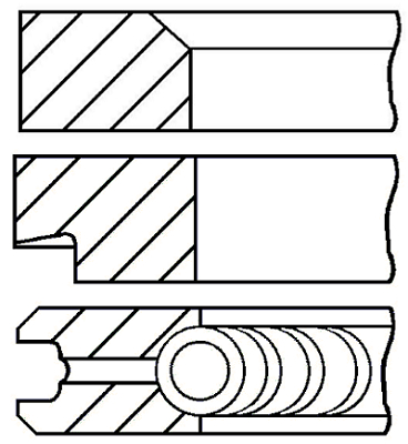 Set segmenti piston WG1186961 WILMINK GROUP