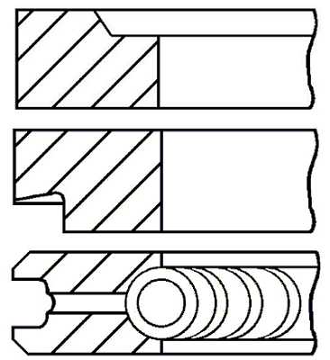 Set segmenti piston WG1187069 WILMINK GROUP