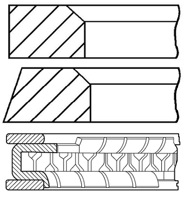 Set segmenti piston WG1096588 WILMINK GROUP