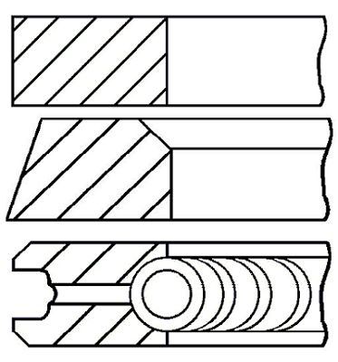 Set segmenti piston WG1096617 WILMINK GROUP