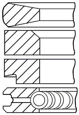 Set segmenti piston WG1187442 WILMINK GROUP