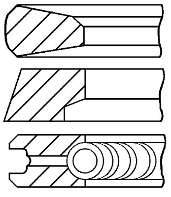 Set segmenti piston WG1187482 WILMINK GROUP