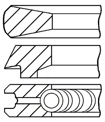 Set segmenti piston WG1187494 WILMINK GROUP