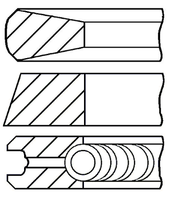 Set segmenti piston WG1187512 WILMINK GROUP