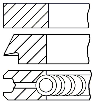 Set segmenti piston WG1779411 WILMINK GROUP