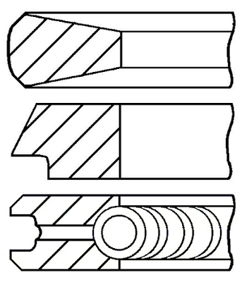 Set segmenti piston WG1187541 WILMINK GROUP