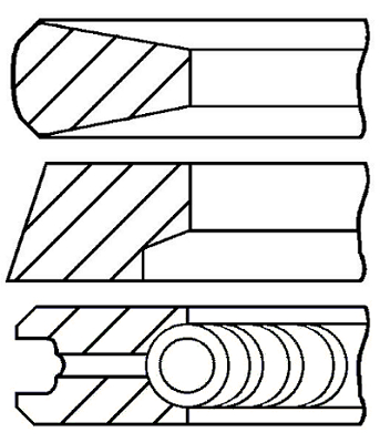 Set segmenti piston WG1736162 WILMINK GROUP
