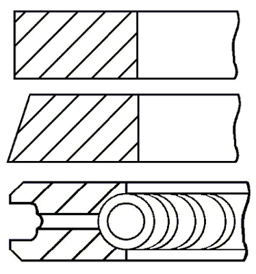 Set segmenti piston WG1187591 WILMINK GROUP
