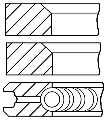 Set segmenti piston WG1187622 WILMINK GROUP