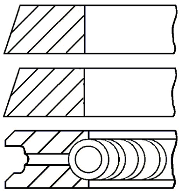 Set segmenti piston WG1187631 WILMINK GROUP