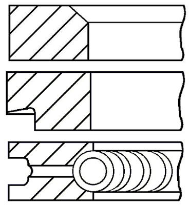 Set segmenti piston WG1155192 WILMINK GROUP