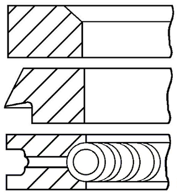 Set segmenti piston WG1096469 WILMINK GROUP