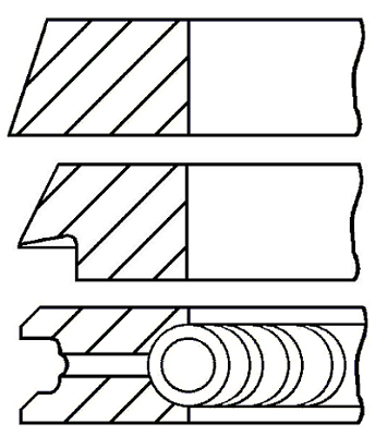 Set segmenti piston WG1150943 WILMINK GROUP