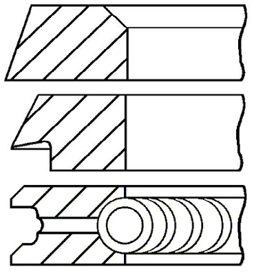 Set segmenti piston WG1150940 WILMINK GROUP