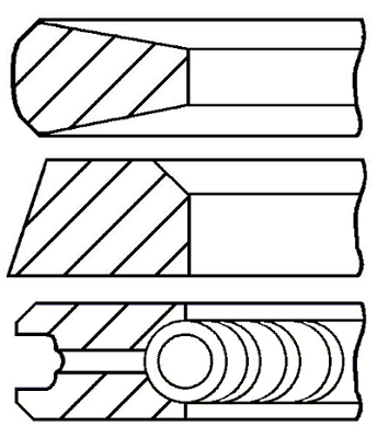 Set segmenti piston WG1187887 WILMINK GROUP