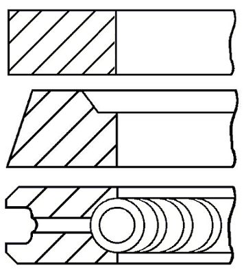 Set segmenti piston WG1187924 WILMINK GROUP