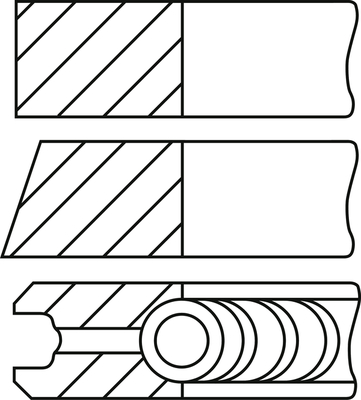Set segmenti piston WG2140178 WILMINK GROUP