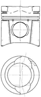 Piston WG1023081 WILMINK GROUP