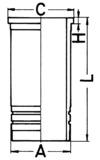 Camasa cilindru WG1021867 WILMINK GROUP