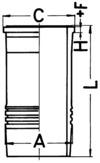 Camasa cilindru WG1925100 WILMINK GROUP