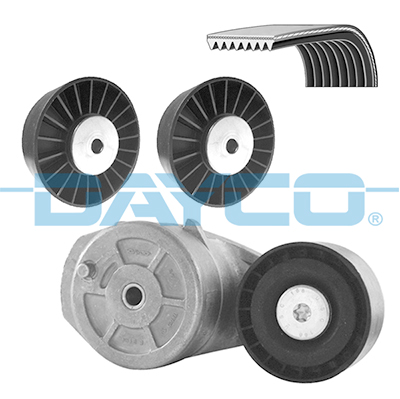 Set curea transmisie cu caneluri WG2006803 WILMINK GROUP