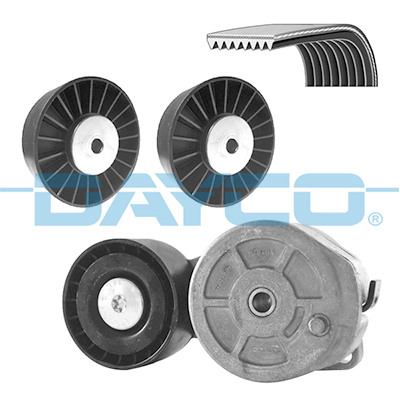 Set curea transmisie cu caneluri WG2006764 WILMINK GROUP