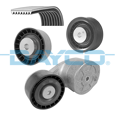 Set curea transmisie cu caneluri WG2006784 WILMINK GROUP