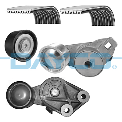 Set curea transmisie cu caneluri WG2006873 WILMINK GROUP