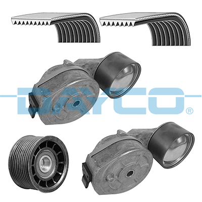 Set curea transmisie cu caneluri WG2006863 WILMINK GROUP
