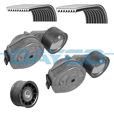 Set curea transmisie cu caneluri WG2006739 WILMINK GROUP