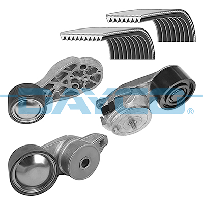 Set curea transmisie cu caneluri WG2575829 WILMINK GROUP