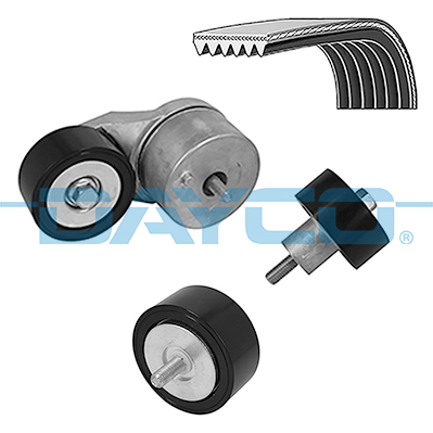 Set curea transmisie cu caneluri WG2402032 WILMINK GROUP