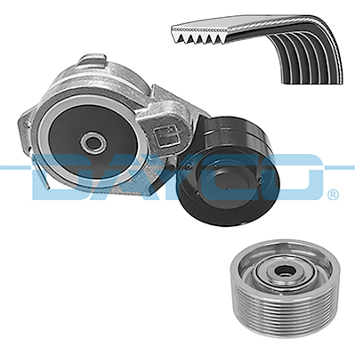 Set curea transmisie cu caneluri WG2575841 WILMINK GROUP