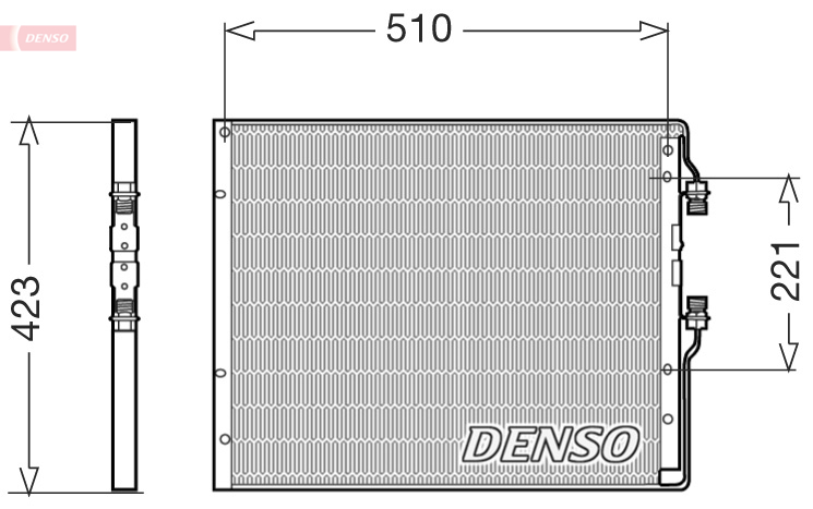 Condensator, climatizare WG1917257 WILMINK GROUP