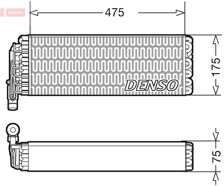 Evaporator,aer conditionat WG1918281 WILMINK GROUP