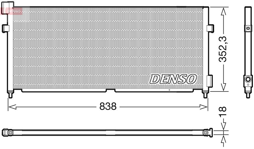 Condensator, climatizare WG2270573 WILMINK GROUP